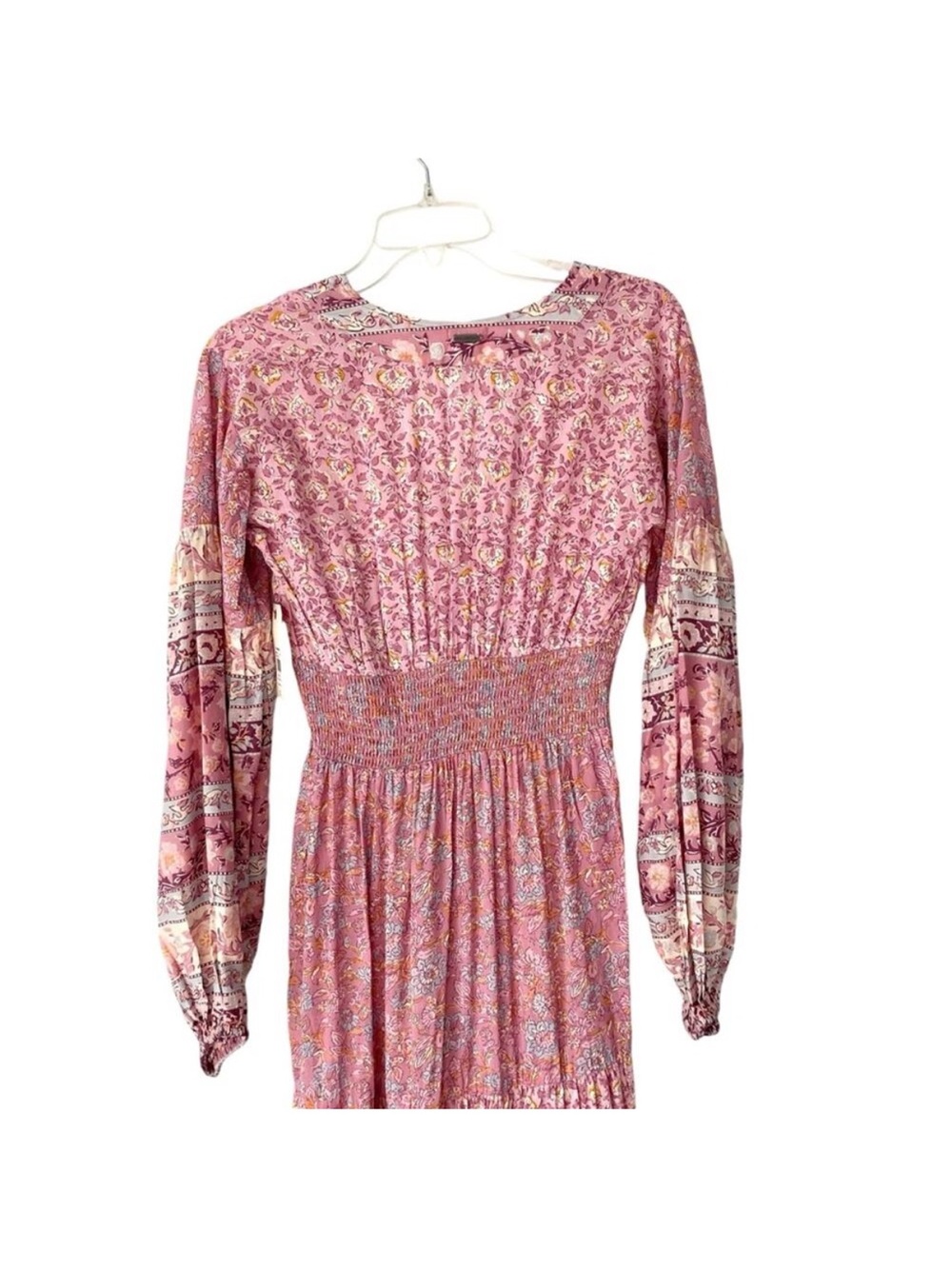 NWT Billabong Cosmos Pink Boho Maxi Dress - Picture 8 of 15